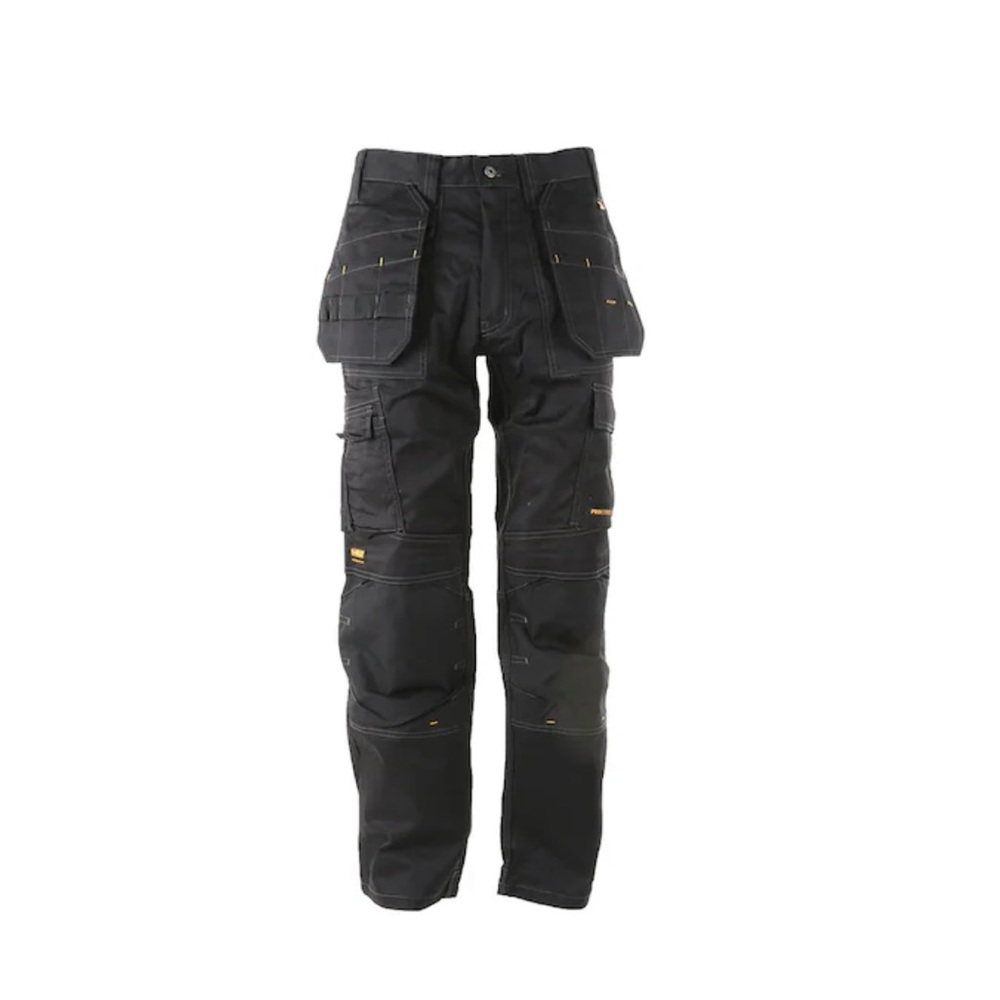 Men’s DeWalt pro tradesman stretch pants black